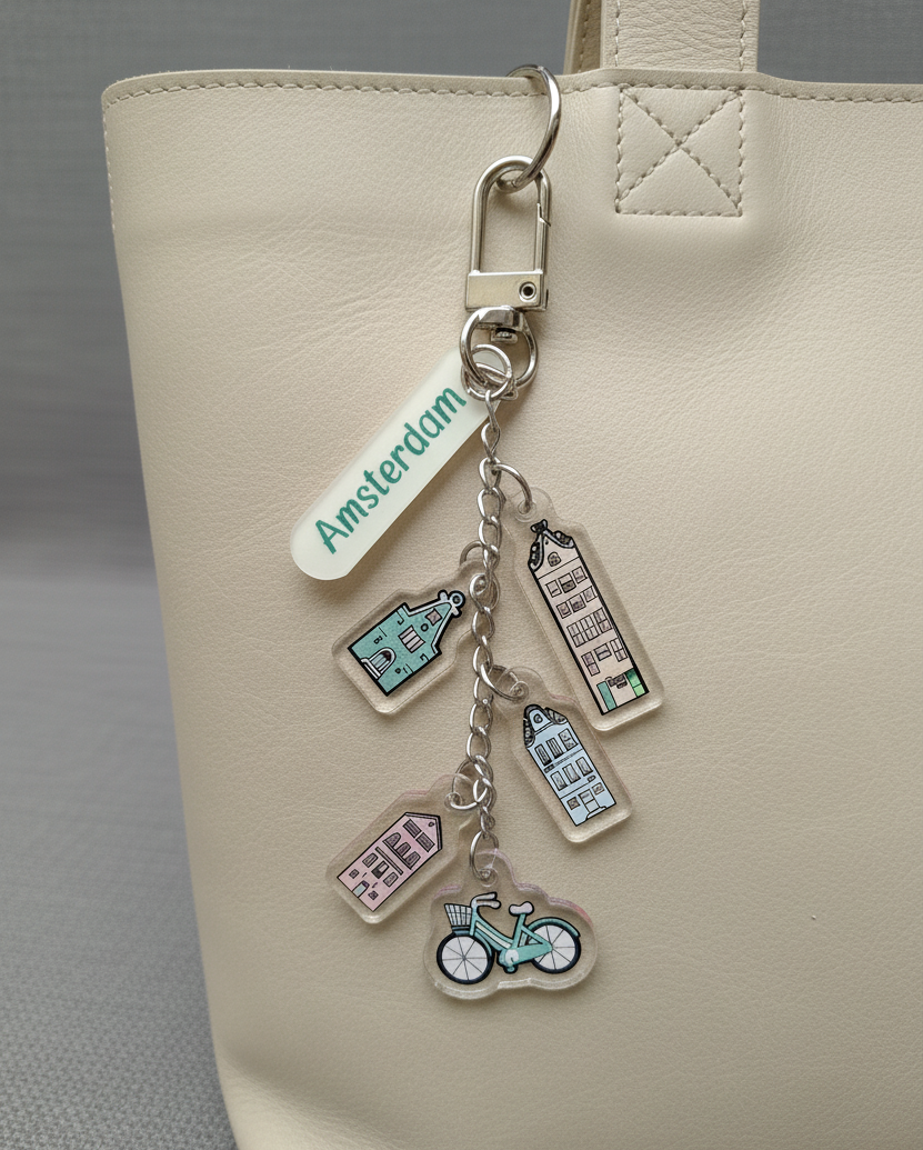 The Netherlands Bag Charms | 🏠🏠🏠🏠🚲 Amsterdam