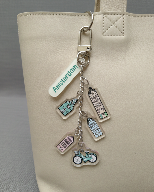 The Netherlands Bag Charms | 🏠🏠🏠🏠🚲 Amsterdam