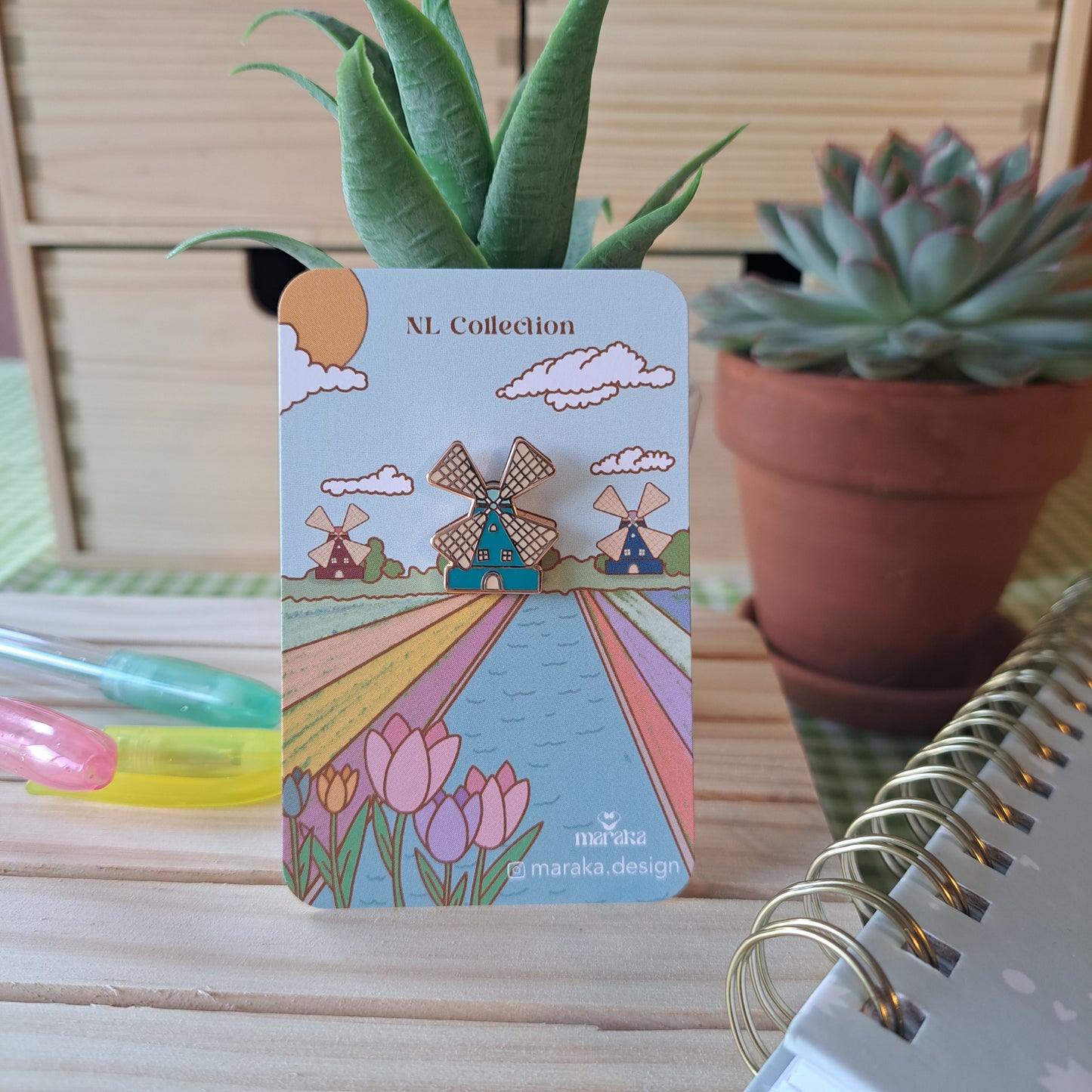Enamel Pin | Windmill