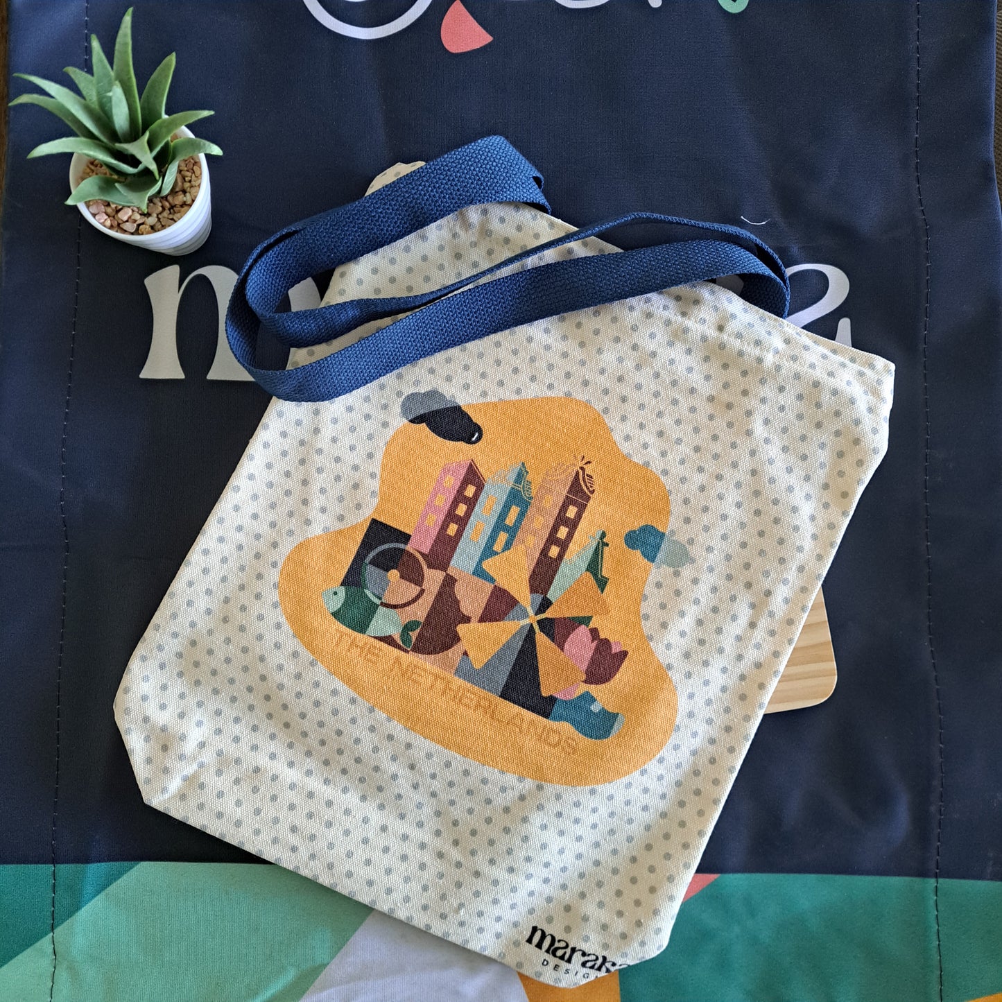 The Netherlands Tote Bag | Geometric Netherlands