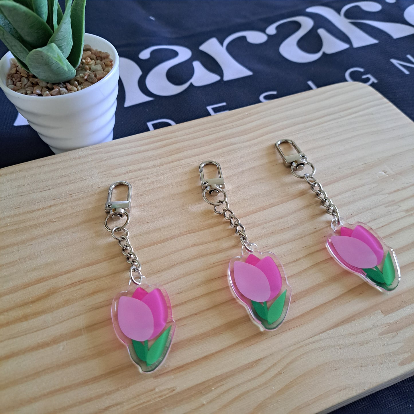 The Netherlands Keychain | Tulip