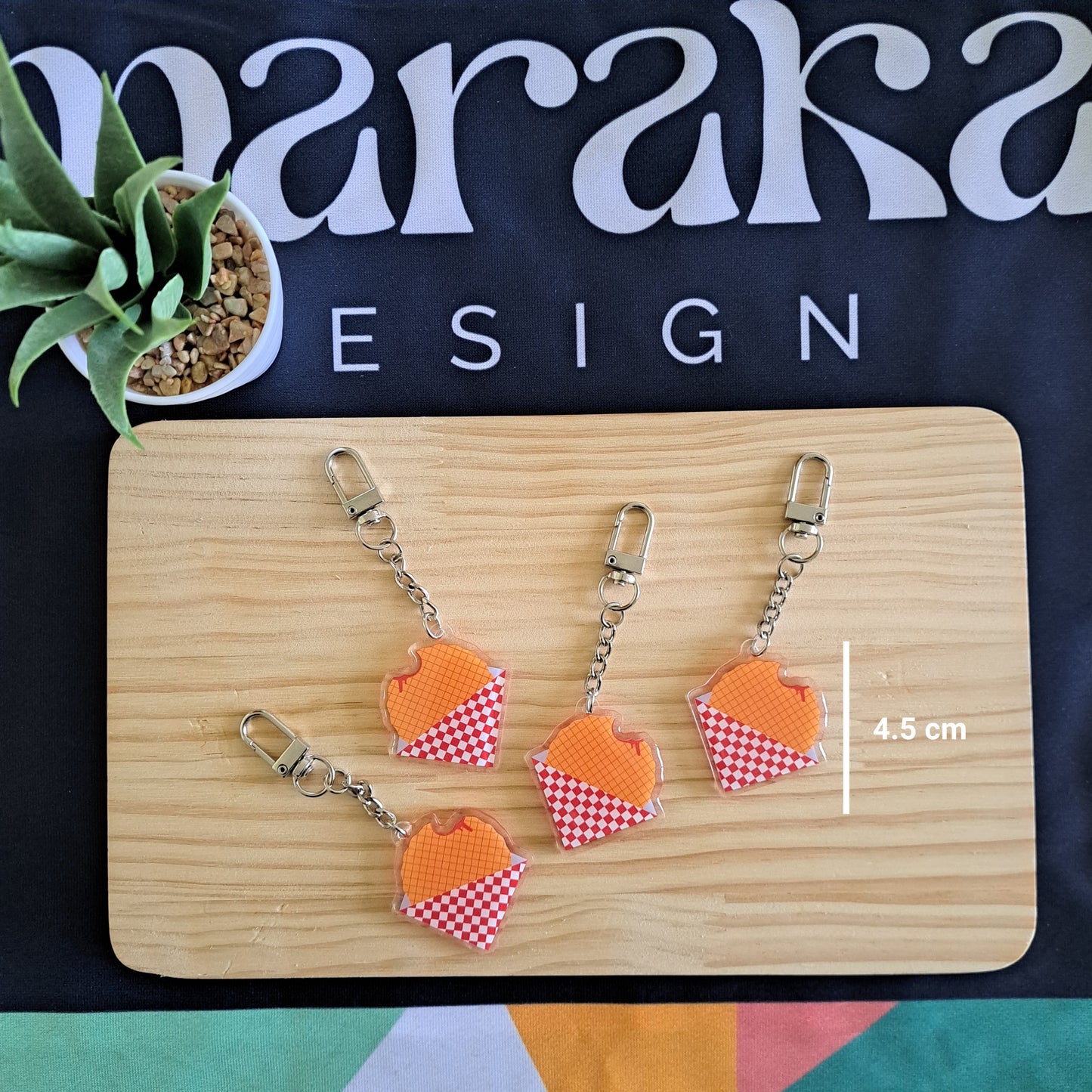 The Netherlands Keychain | Stroopwafel