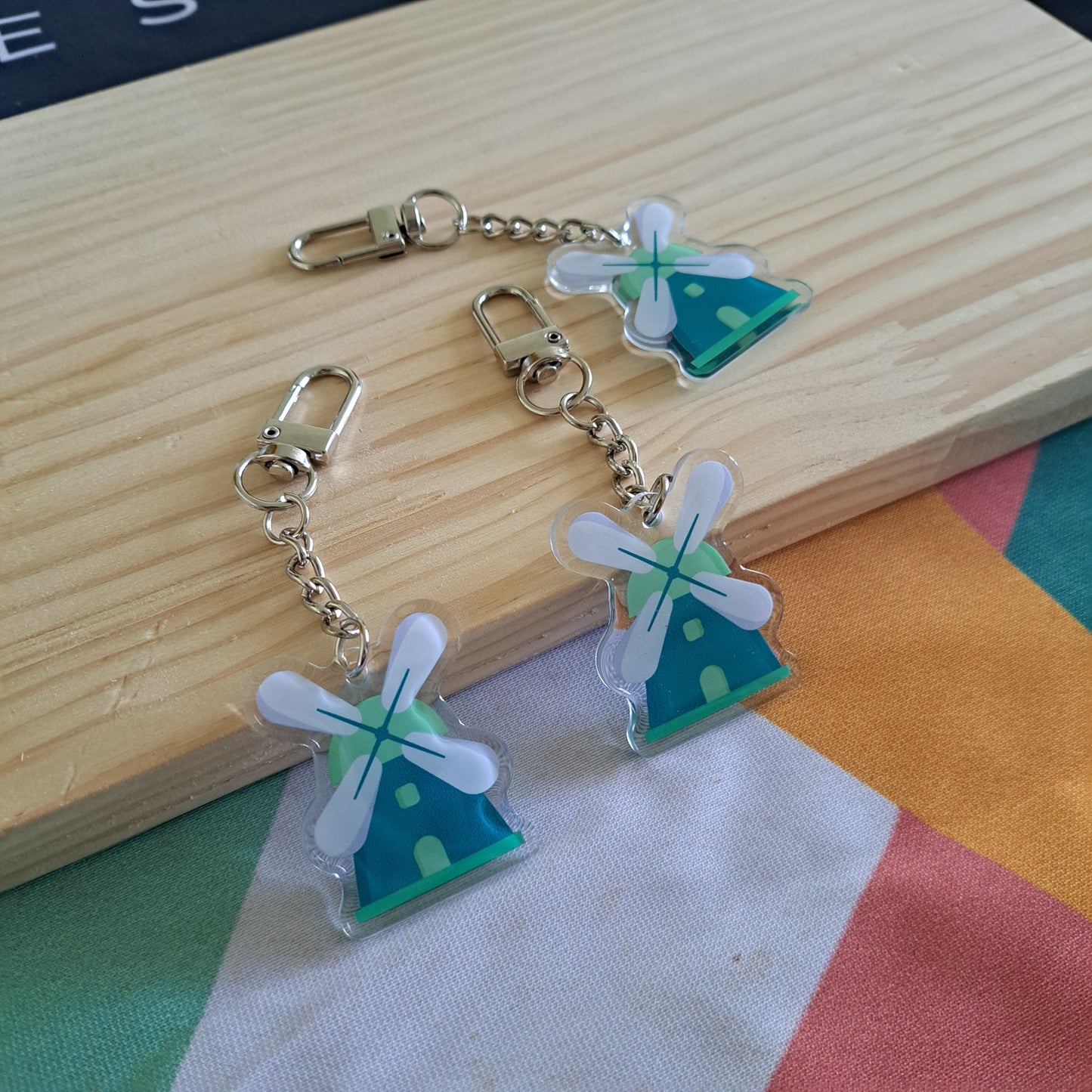 The Netherlands Keychain | Windmill