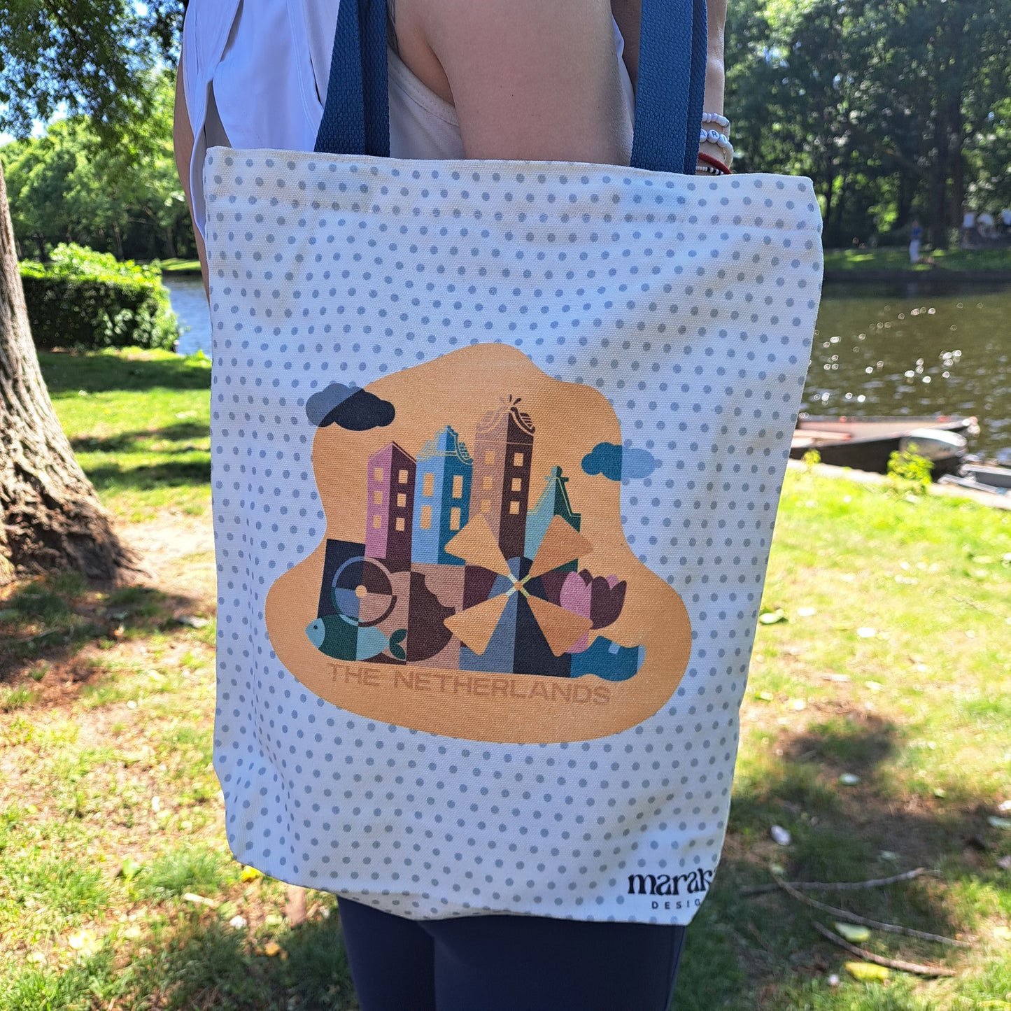 The Netherlands Tote Bag | Geometric Netherlands