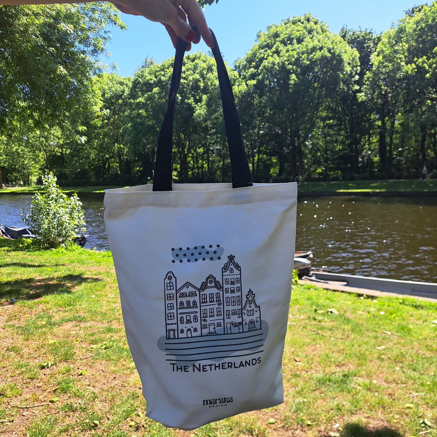 The Netherlands Tote Bag | Canal Houses