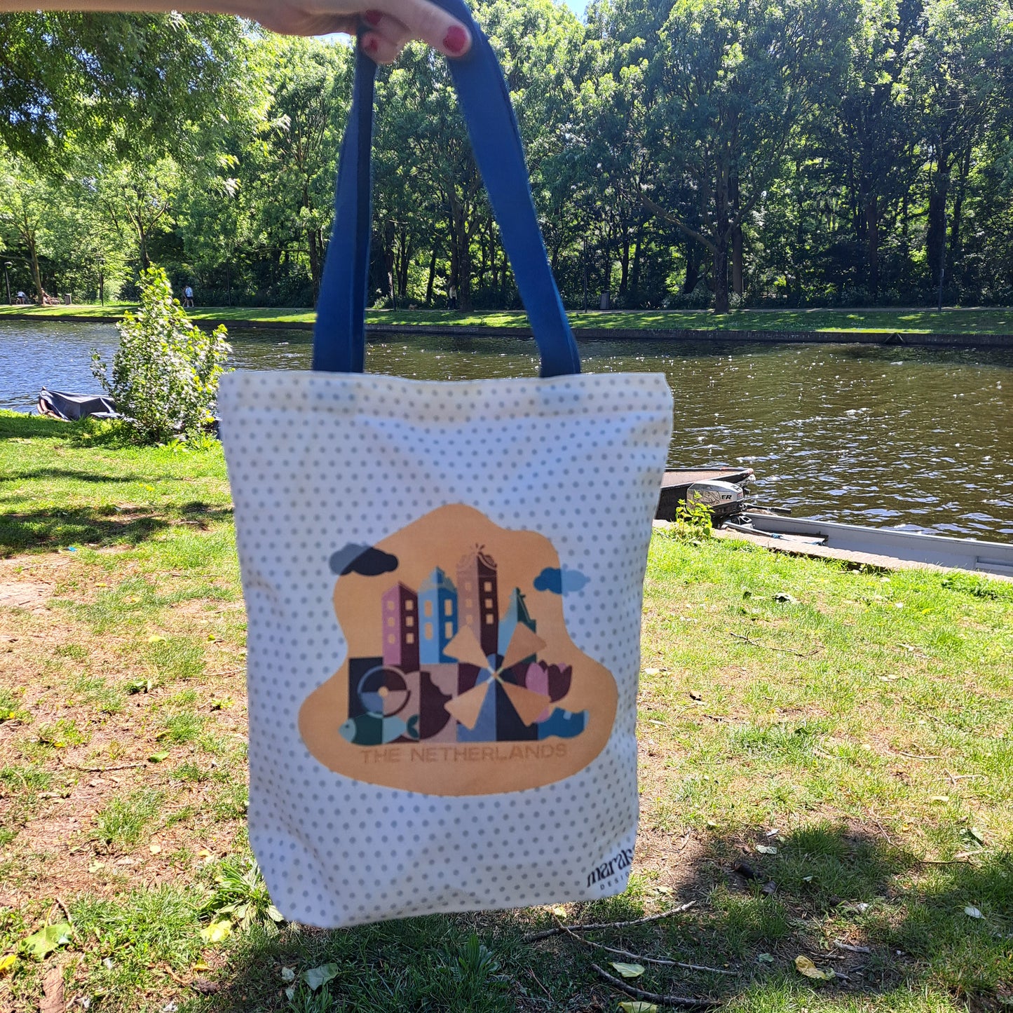 The Netherlands Tote Bag | Geometric Netherlands
