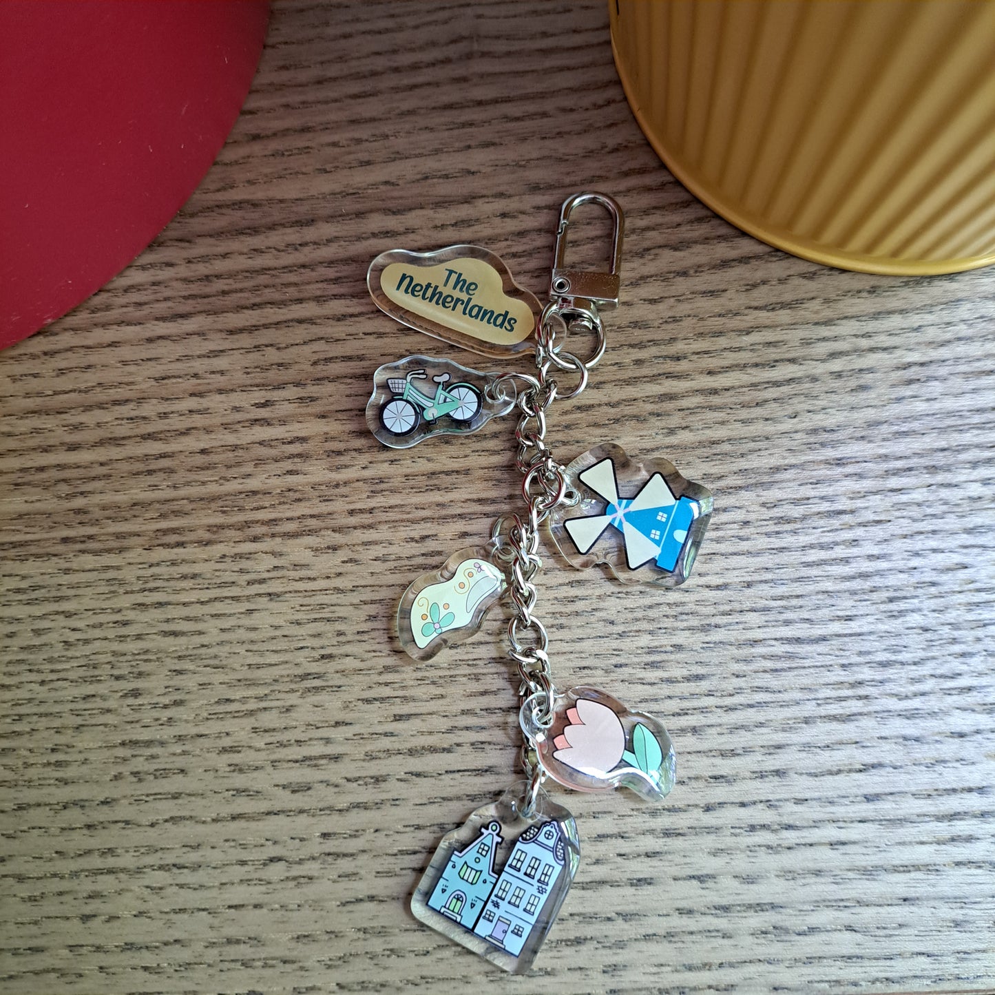 The Netherlands Keychain Charms | The Netherlands