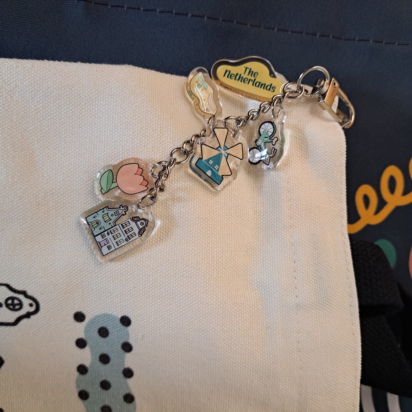 The Netherlands Keychain Charms | The Netherlands