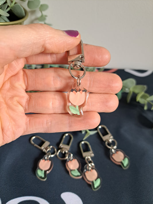 The Netherlands Keychain | Mini Tulip