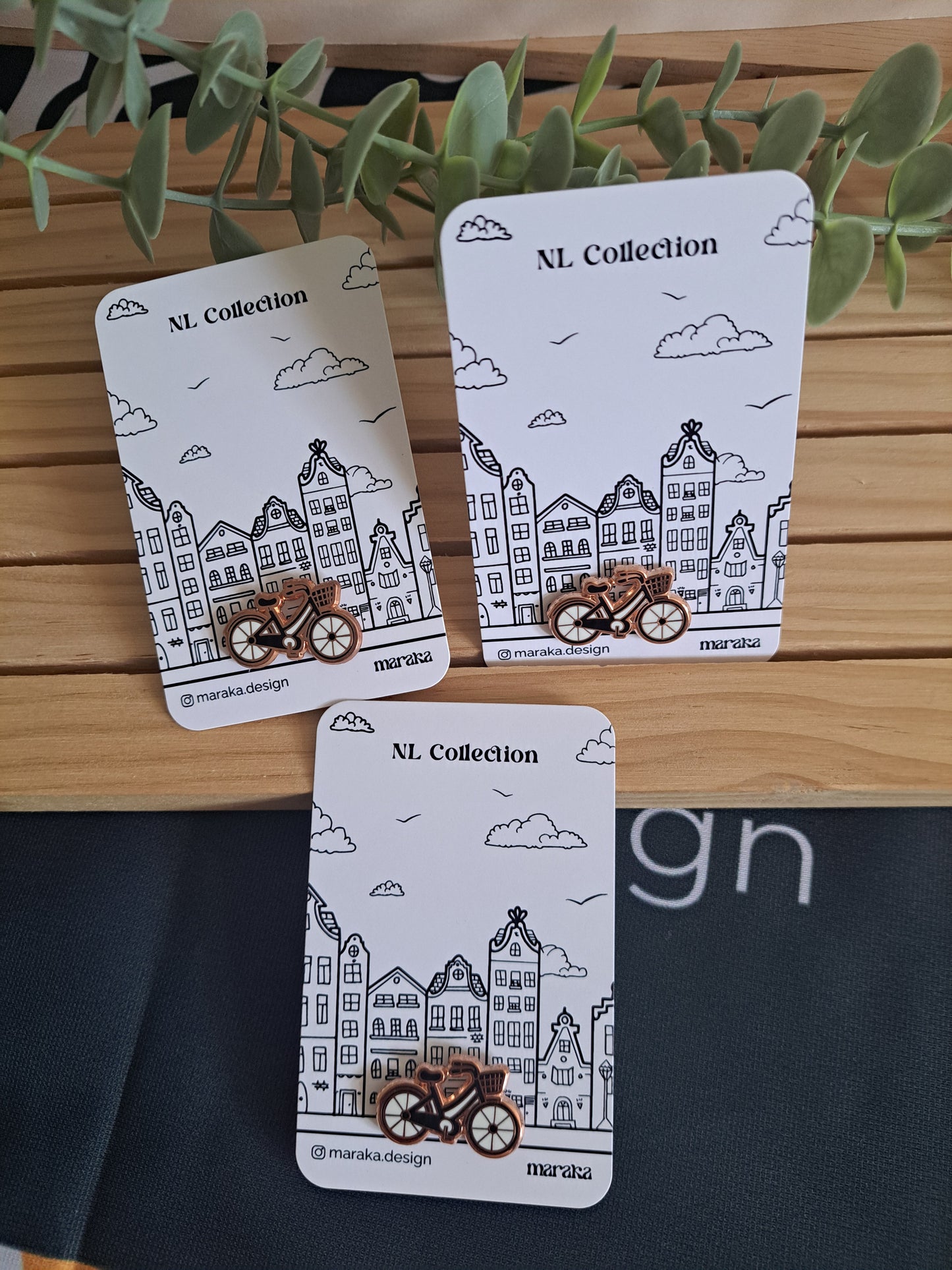 Enamel Pin | Black Bike