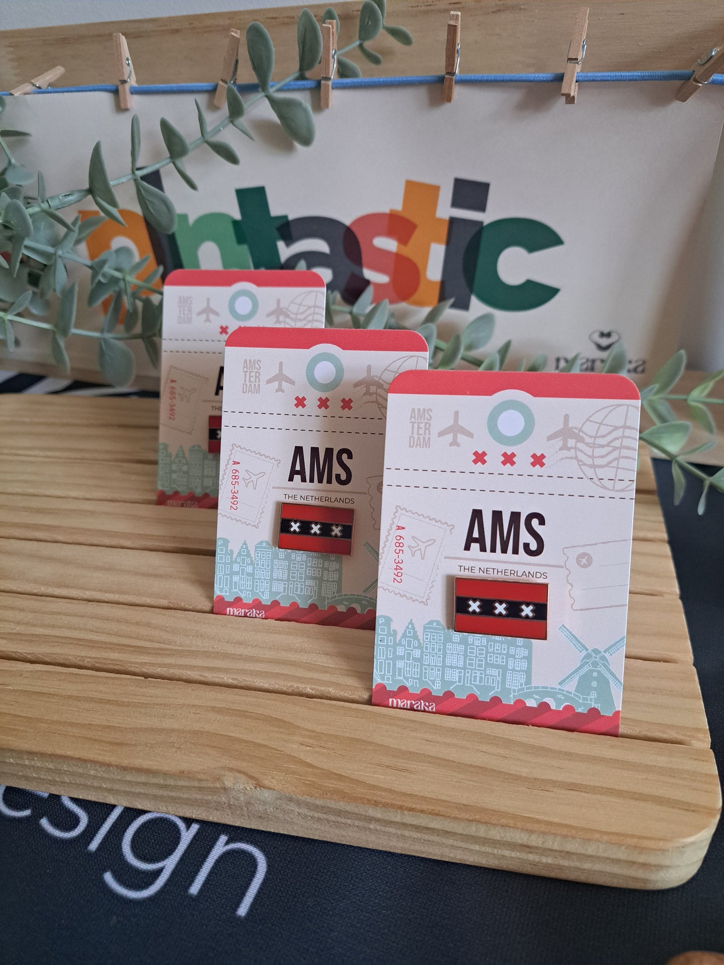 The Netherlands - Pin | Amsterdam Flag