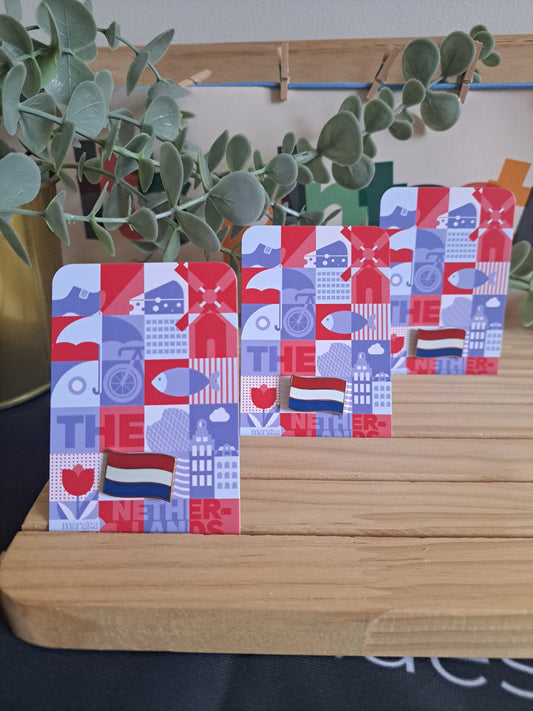 Enamel Pin | NL Flag