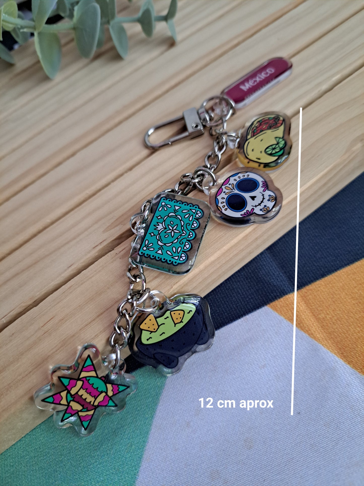 México Keychain Charms | México