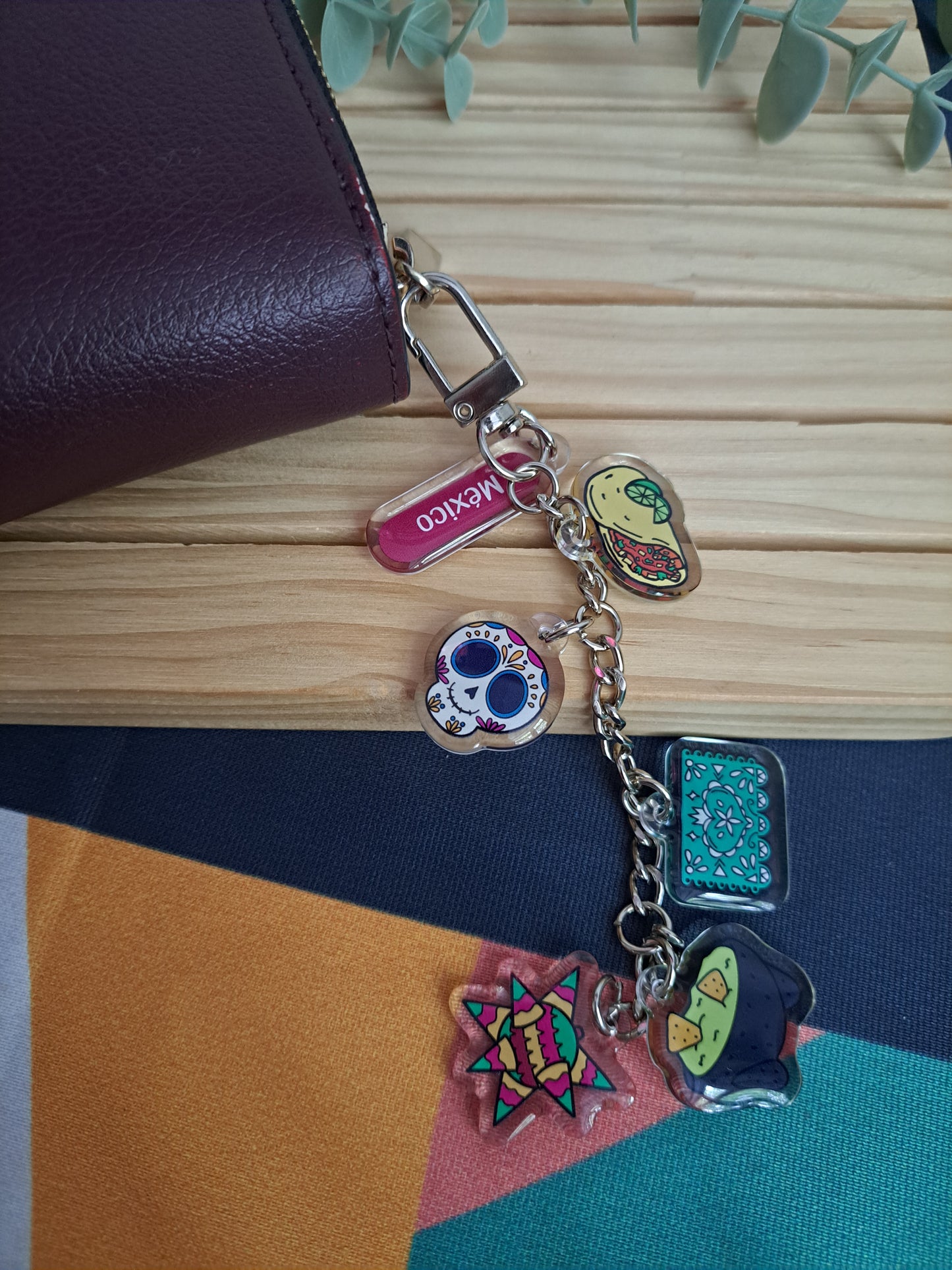 México Keychain Charms | México
