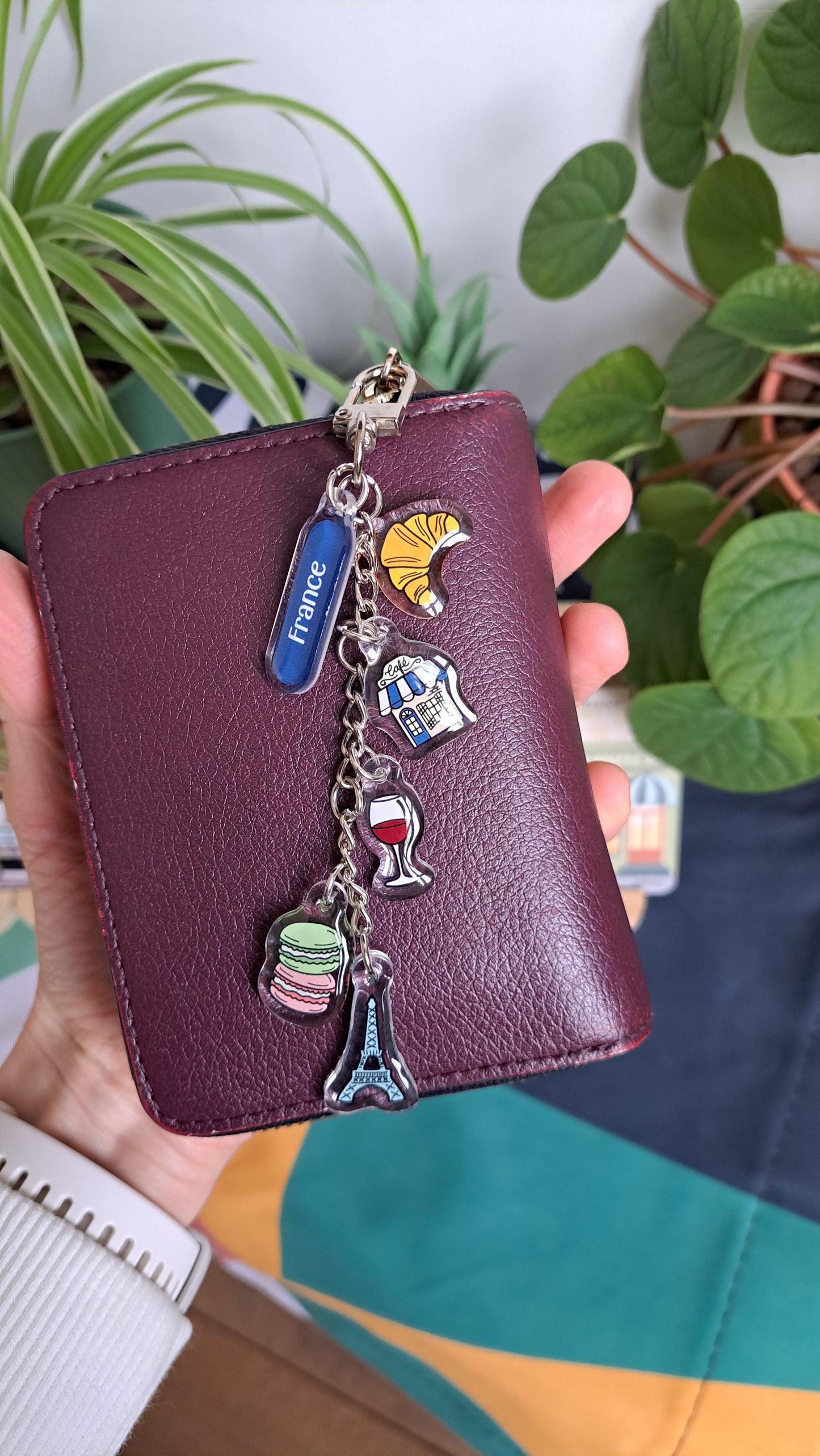 France Acrylic Bag Charms | 🥐 🇫🇷🗼🍷🍬Charms