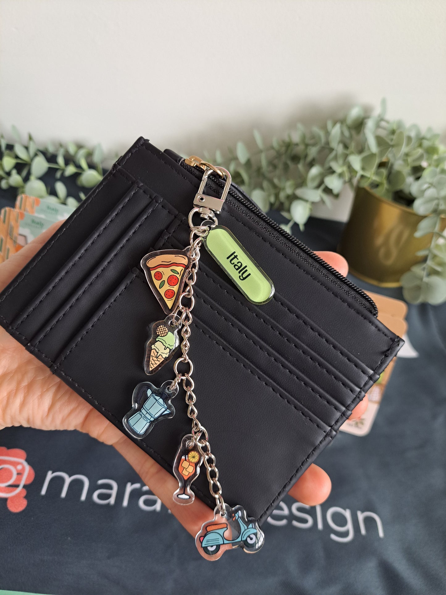 Italy Bag Charms | 🇮🇹 🍕☕️🍦🛵🍊 Charms