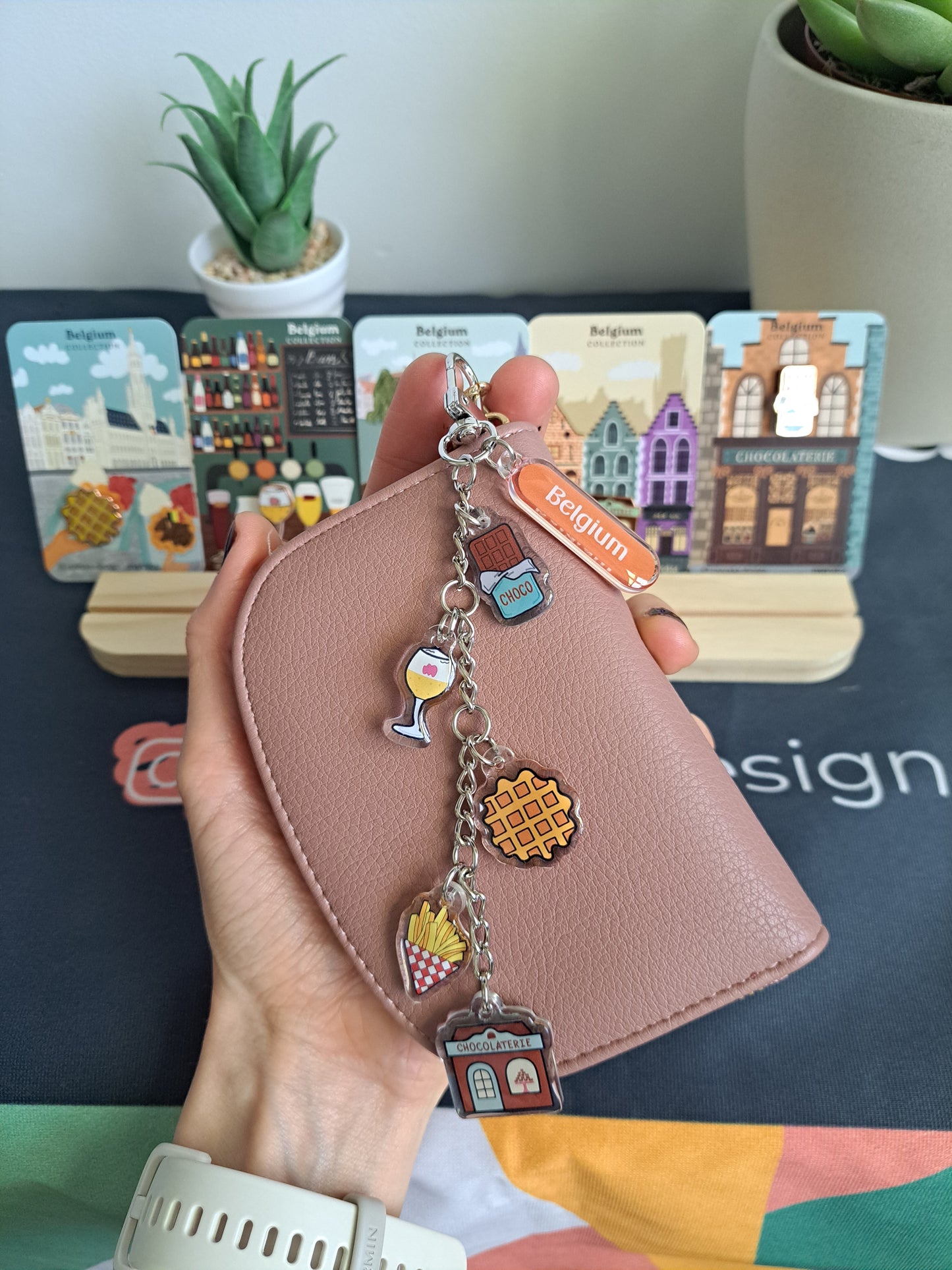 Belgium Acrylic Bag Charms | 🇧🇪🧇🍟🍫🍺 Charms
