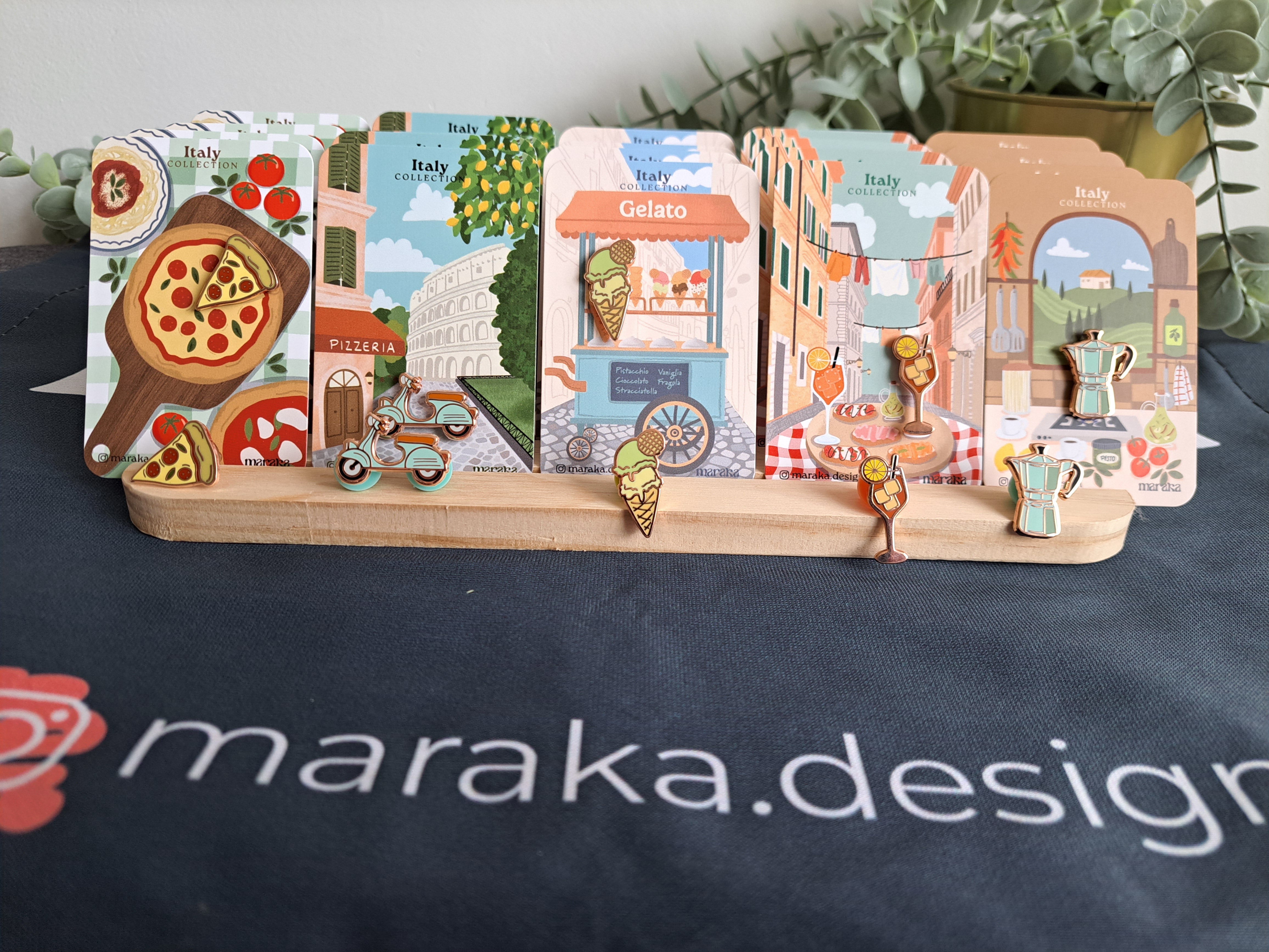 Italy - Pin | 🛵 Scooter – Maraka Design
