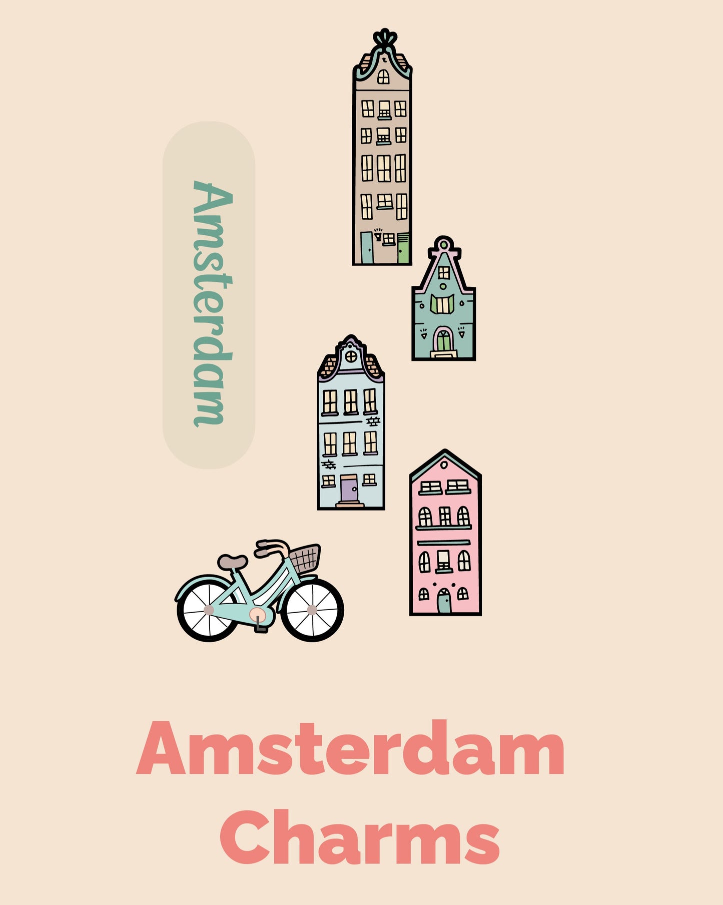 Keychain Charms | Amsterdam